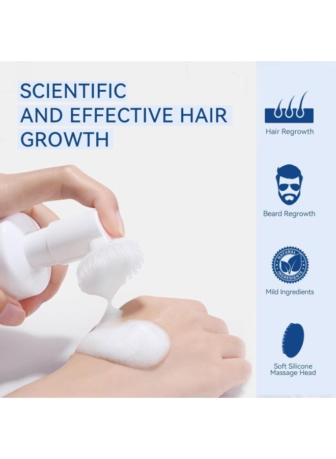 HOEGOA 5% Minoxidil Foam for Hair Growth Hair Strengthen Foam to Stop Thinning and Hair Loss for Men and Women, Scalp Care and Volume and Fluff, 60ml/2fl oz - Image 3