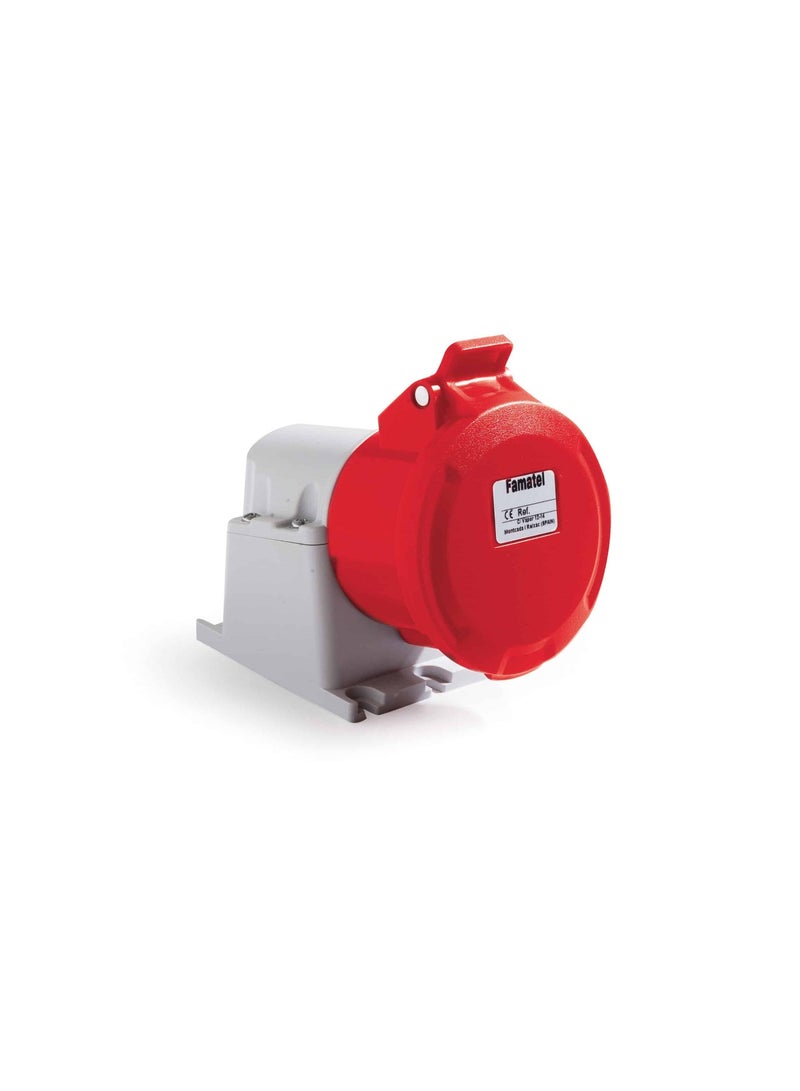 Famatel ECO Wall Socket 230V 2P+E IP44 Screw Terminal (Amp - 16A / 32A )