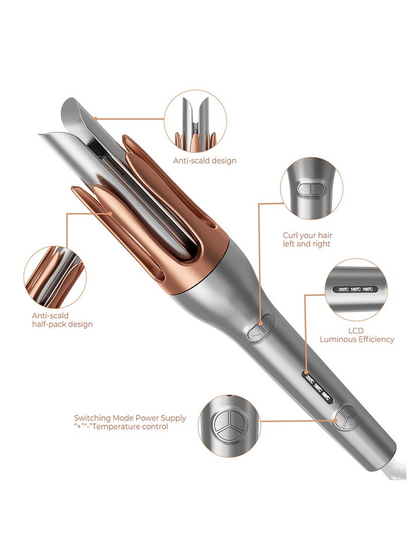 عام مكواك شعر آلي للاستعمال في المنزل، يبلغ قطره 32 ممًا ويستطيع بسهولة إنشاء أنماط جذابة. يتبع معايير المملكة المتحدة. - Image 2