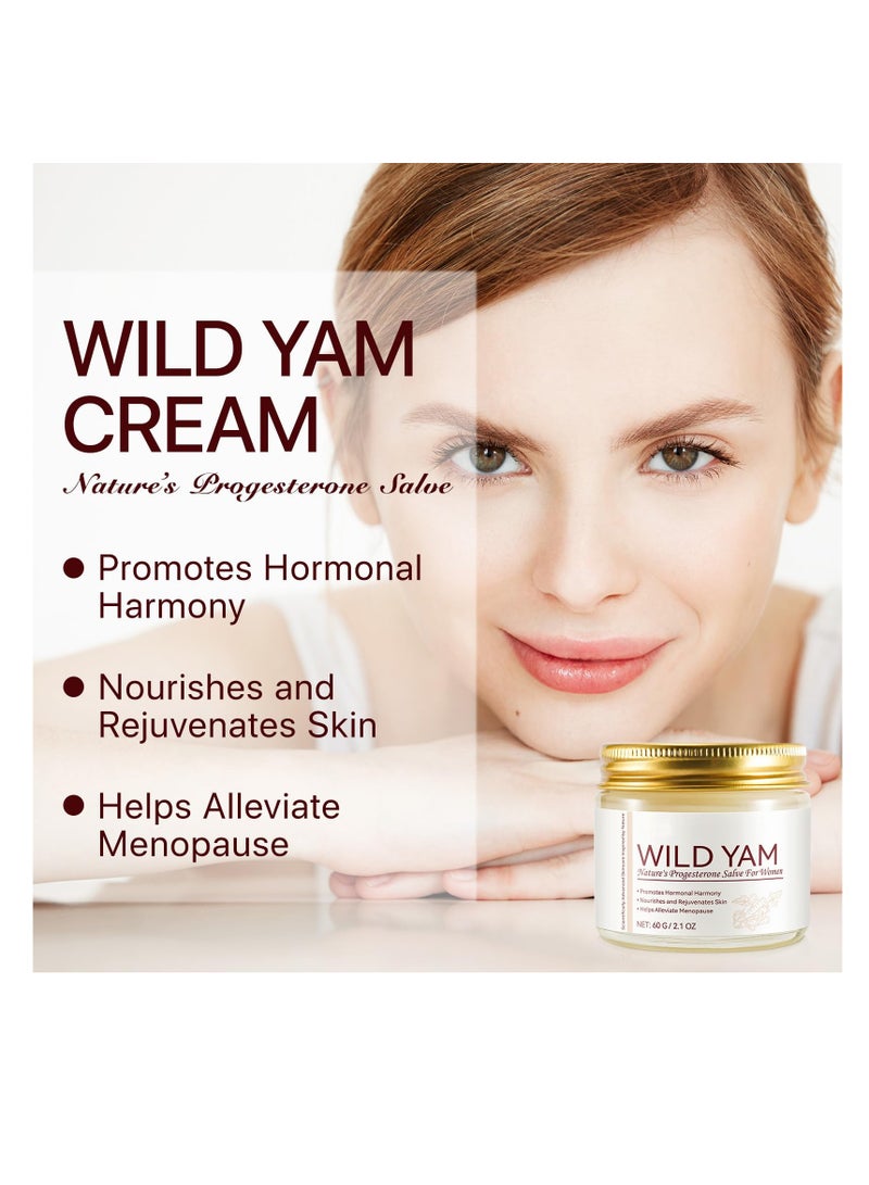 SOLARAE Wild Yam Cream - Hormone Balance For Women - Yam Cream Hormone Balancing, Anti Aging Face Cream - Natural Relief For Menopause, Organic Wild Yam Cream Botanical Balancing Body Moisturiser For Dry Skin - Image 5