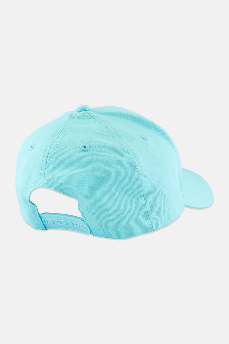 DKNY Jeans Kids Girl Embroidered Logo Adjustable Cap, Mint Green - Image 2