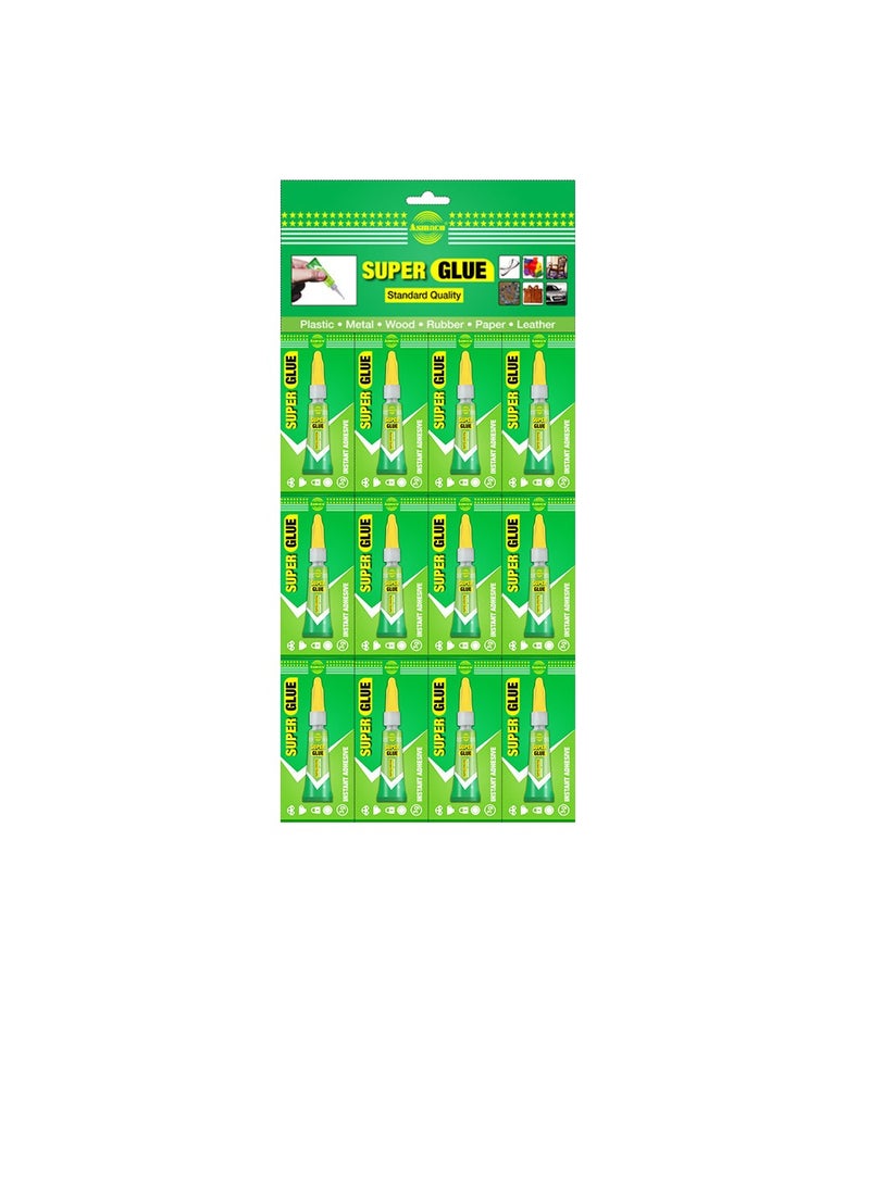 Asmaco Super Glue Tube 3g - 12pcs  - Image 1