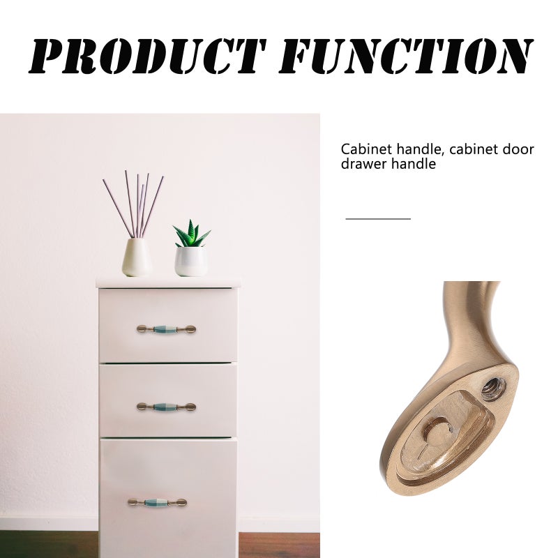 Cabinet Knob Wardrobe Handle Decorative Dresser Knob Furniture Cupboard Pulls - Image 3