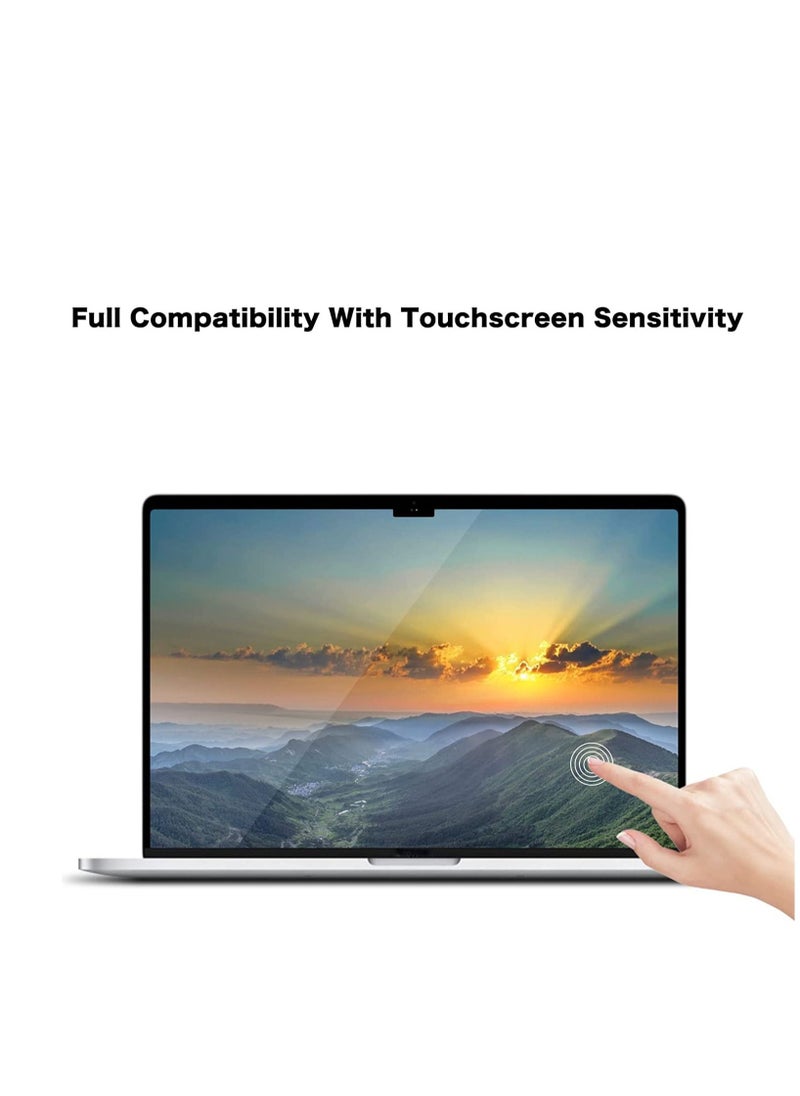 Generic Flexible MacBook Pro 14 inch Screen Protector M4/M3/M2/M1,Bubble Free Blue Light Screen Filter for Macbook Pro 14.2" 2024-2021 M4/M3 Pro/Max A3112/A3185/A3401/A2918/A2992/A2442/A2779-Eye Protection/Anti-Glare-Matte  - Image 3