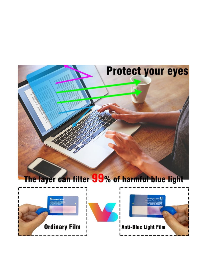 Generic Flexible MacBook Pro 14 inch Screen Protector M4/M3/M2/M1,Bubble Free Blue Light Screen Filter for Macbook Pro 14.2" 2024-2021 M4/M3 Pro/Max A3112/A3185/A3401/A2918/A2992/A2442/A2779-Eye Protection/Anti-Glare-Matte  - Image 4