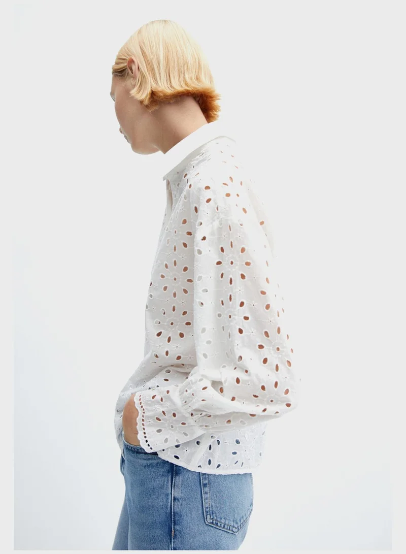 MANGO Button Down Shirt