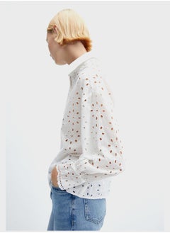 MANGO زر قميص أسفل  - Image 3