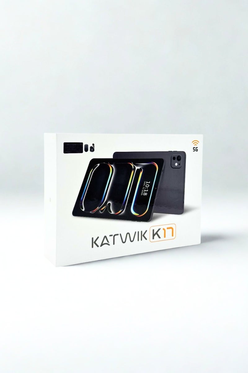 كاتويك تابلت K17 الذكي للأطفال للتعليم | شاشة بحجم 10 بوصات | لوحة مفاتيح وفأرة لاسلكية | غلاف قابل للطي | سماعات أذن | قلم | شاحن نوع C - Image 2