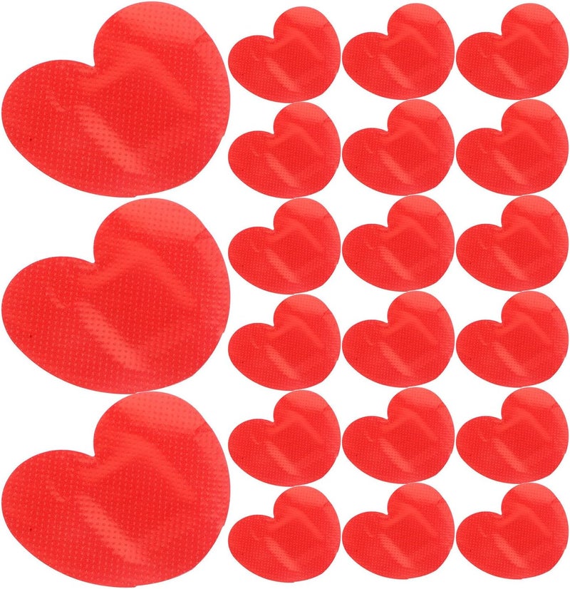 Heart-Shaped Small Adhesive Wound Patches 50pcs 34x27mm Breathable Self-Adhesive Bandages for Light Cuts Injured Care Emergency First Aid - Image 1