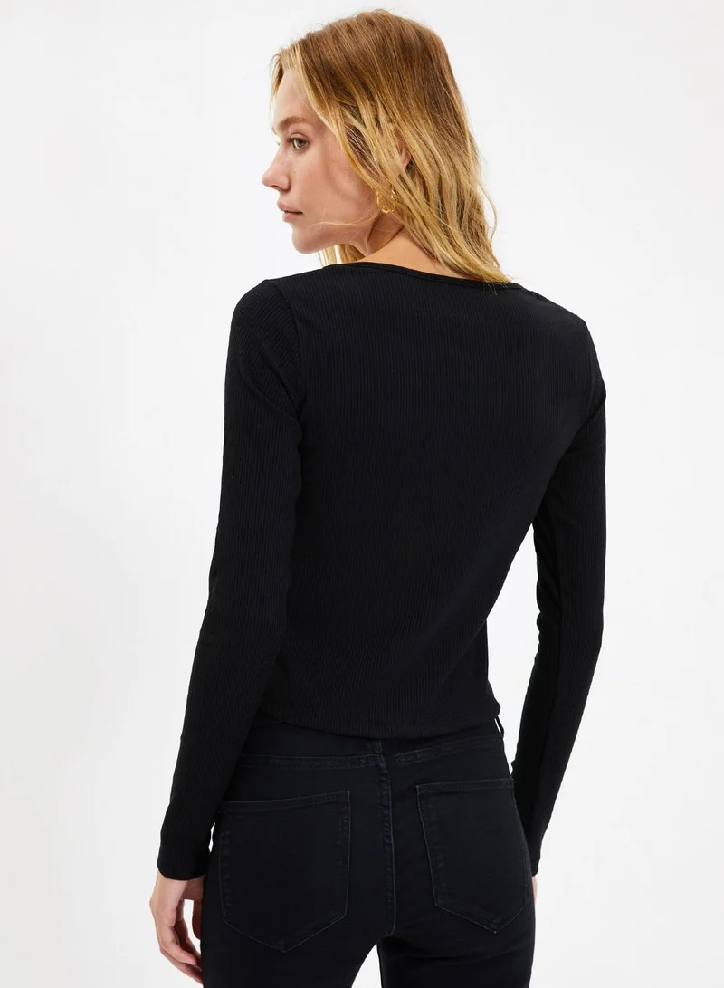 trendyol Crew Neck Knitted Top