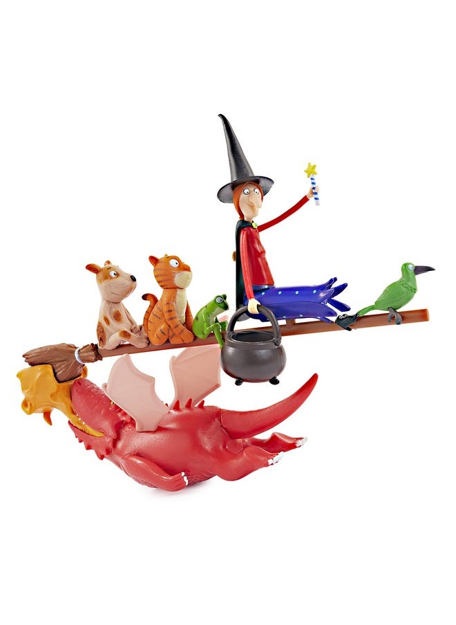 WOW! STUFF - Julia Donaldson The Room On The Broom Story Time Set | Collectable Articulated Character Action Figures | Official Toys And Gifts From The Books, Tv And Animation Movie Series - Image 1