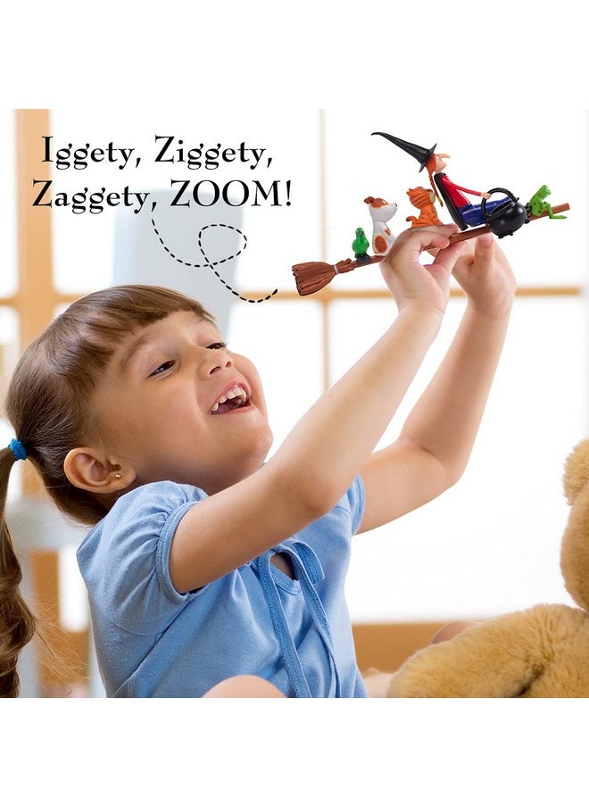 WOW! STUFF - Julia Donaldson The Room On The Broom Story Time Set | Collectable Articulated Character Action Figures | Official Toys And Gifts From The Books, Tv And Animation Movie Series - Image 1