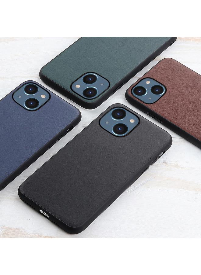 اس-توب جراب لهاتف iPhone 14 مصنوع من جلد الحمل الأصلي - Image 4