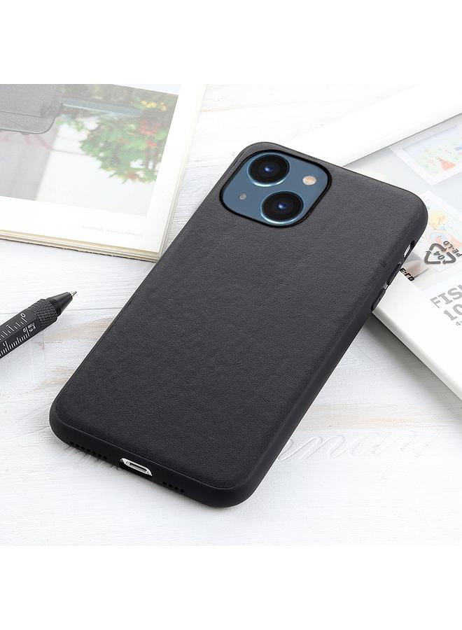 اس-توب جراب لهاتف iPhone 14 مصنوع من جلد الحمل الأصلي - Image 3