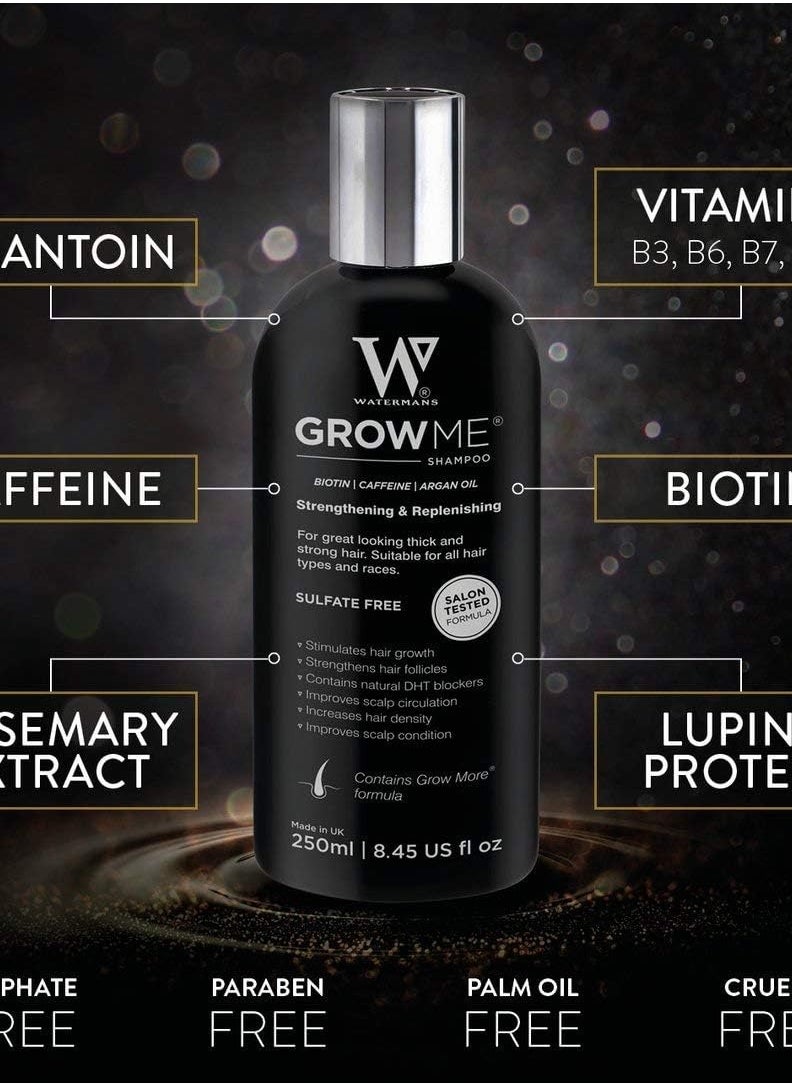 Watermans Grow Me Gromi Shampoo and Serum Grow More Hair Growth Elixir for Men and Women  - Image 2