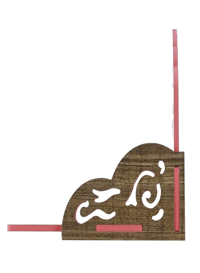 PRIMEFAIR Handmade Beautiful Wooden Temple/Puja Mandir/Wall Hanging and Table Top Home Art & Craft Engineered Wood Home Wall Temple (BROWN-395) - Image 2