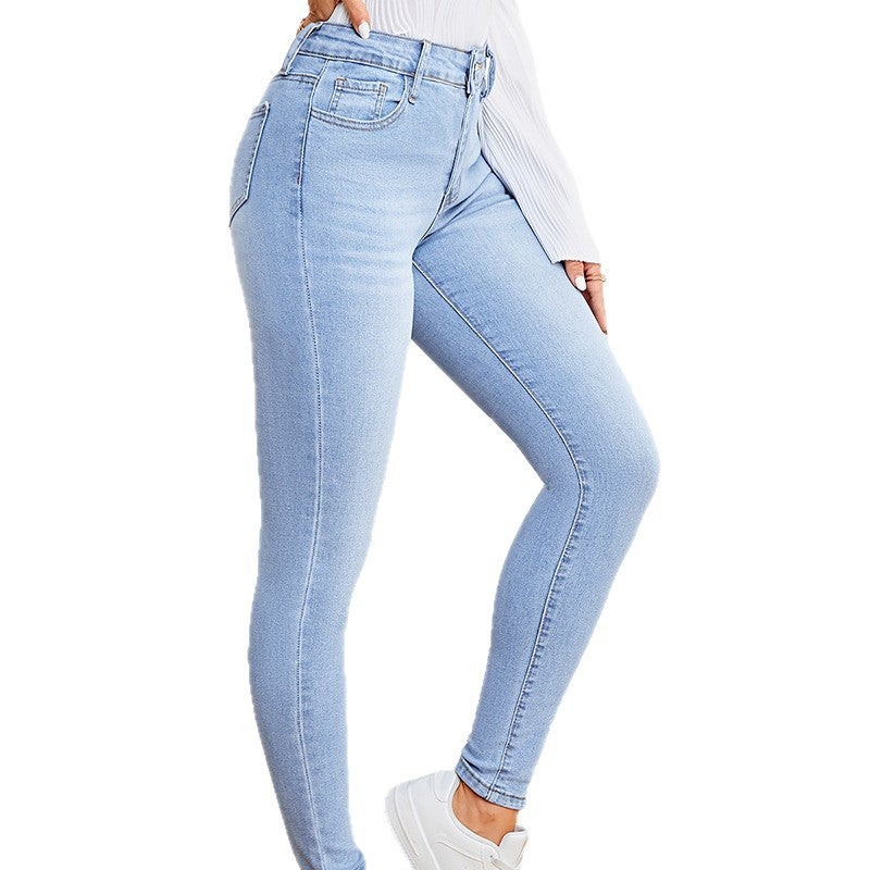 Women's Stretch Slim Fit Skinny Jeans - Image 3