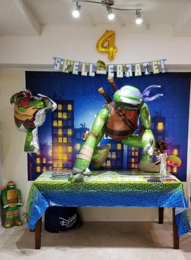 RUYI Super Hero City Photography Backdrop Beautiful Moon City Theme Background Boy Birthday Party Banner Photo Studio Props Vinyl 7X5FT - Image 3