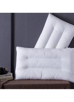 F.A.M.S Pack of 4 Bed Pillow – Support for Neck, Head, and Spine Alignment – Non-Removable Cover, Hypoallergenic, Breathable Fabric, Ideal for Pain Relief and Better Sleep  - Image 3