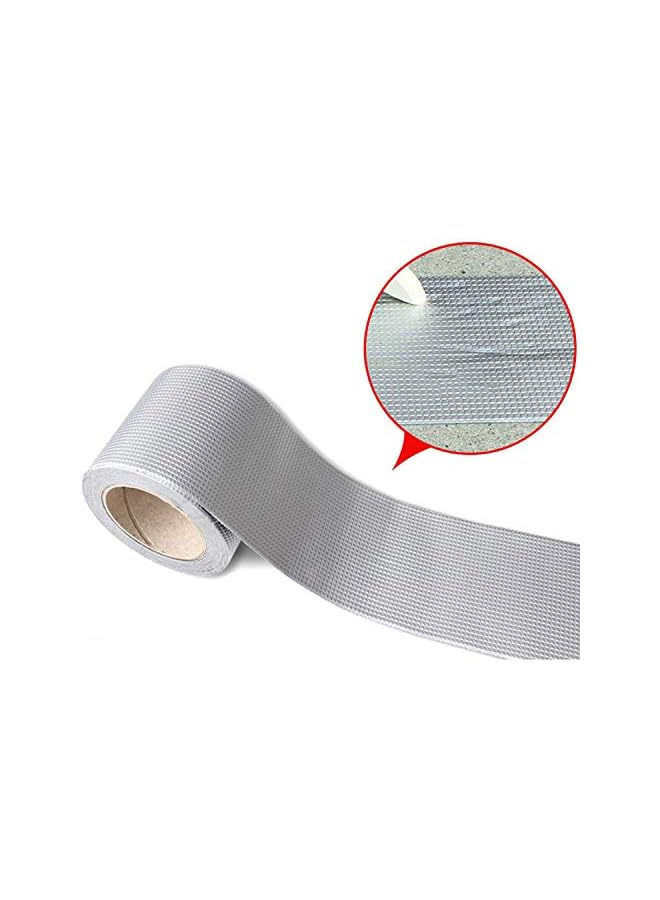 promass Professional Waterproof Butyl Rubber Tape External Aluminium Foil Suitable for Roof Leak, Surface Crack, Window Sill Gap, Pipe Rupture, Boat Sealing, Etc 10cm X 5meter WPBT-105M - Image 3