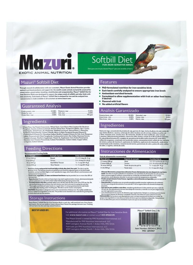 Softbill Diet for Iron-Sensitive Birds 0.9 kg - pzsku/Z5C8737FCF7A7CD1C3A44Z/45/_/1664278104/b38bbd35-aa6e-409e-8e84-ccdc148fe12d