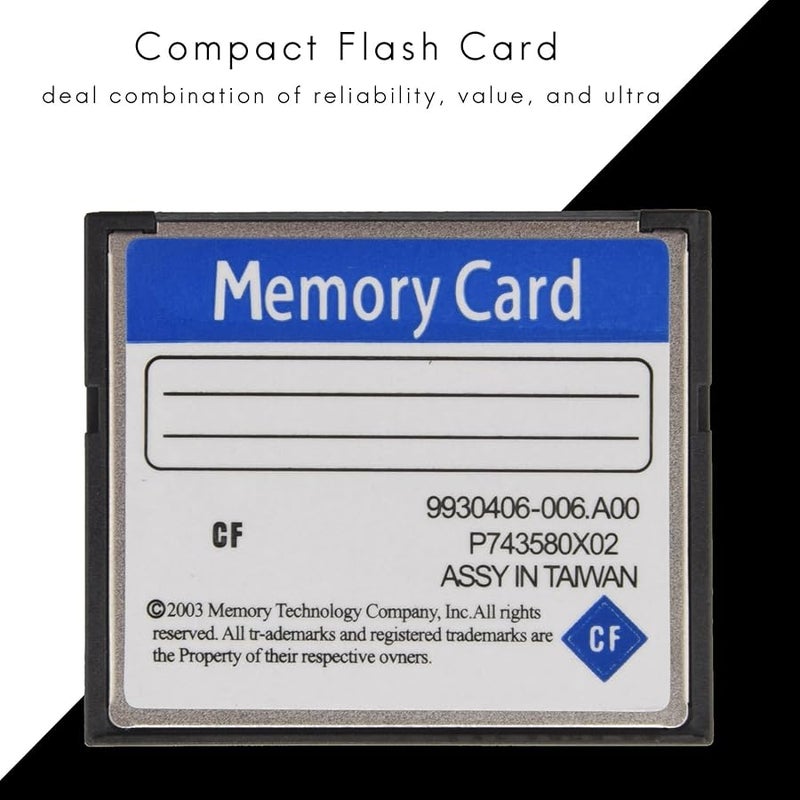 Professional 32GB Compact Flash Memory Card White Blue High Speed - Image 3