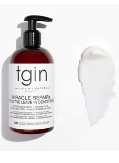 Tgin Thank Good It's Natural T-Gen Miracle Repairx Protective Conditioner - Biotin - Black Castor Oil - Paraben Free - Protectant - Curls - Waves - Repair - Restore - 13 oz.  - Image 2