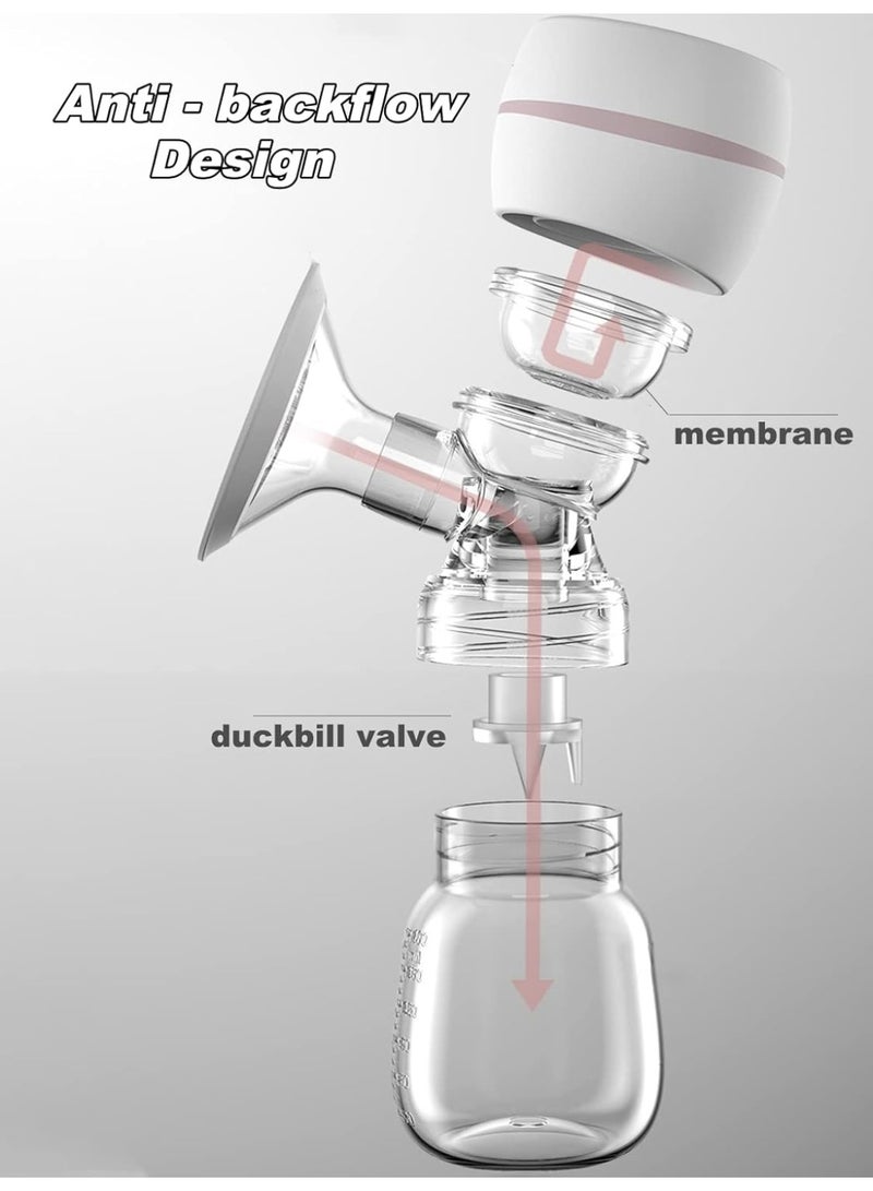 كيمايا مضخة ثدي كهربائية، مضخات ثدي محمولة مضادة للتدفق العكسي، 3 أوضاع و9 مستويات شاشة لمس LED، قابلة لإعادة الشحن عبر USB، فائقة الهدوء وخالية من الألم - Image 4