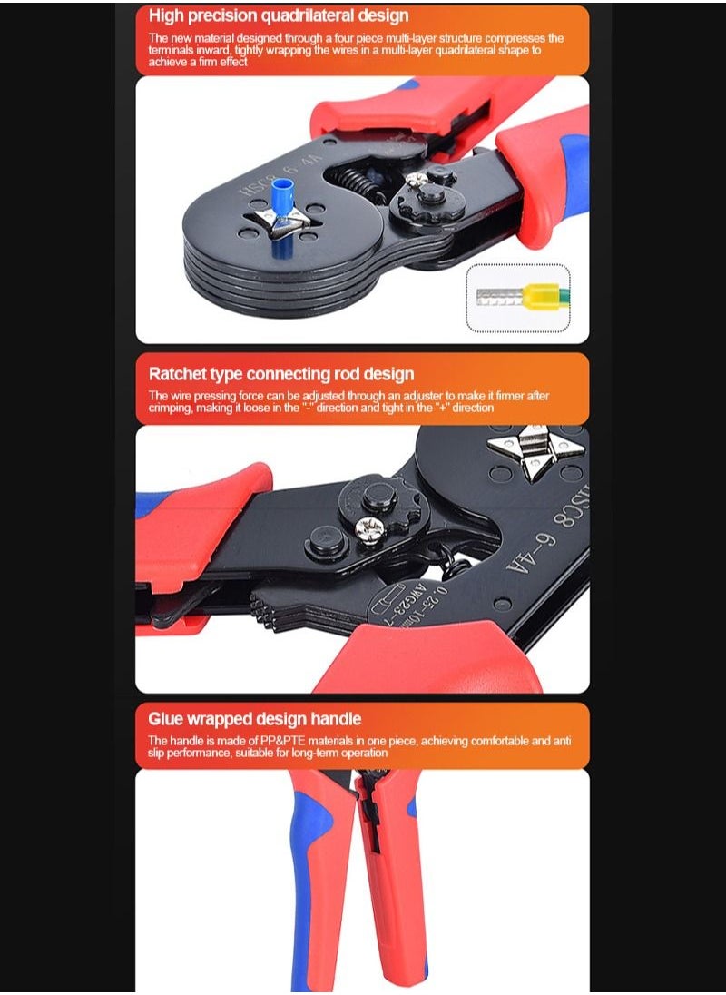 Sharpdo 1250-Pieces Ferrule Clip Set With Crimper Plier 0.25-10mm²  - Image 4