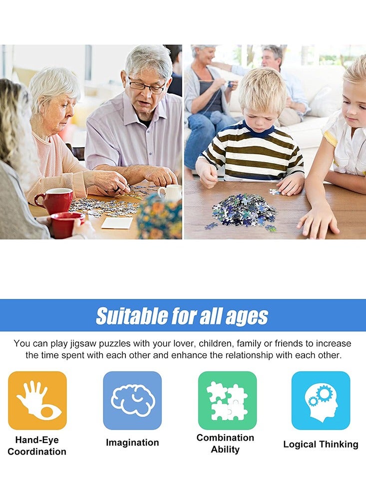 1000pcs Starry Sky Puzzle High Difficulty Stress Relief Educational Toys Adult Holiday Gift Birthday Gift - Image 4