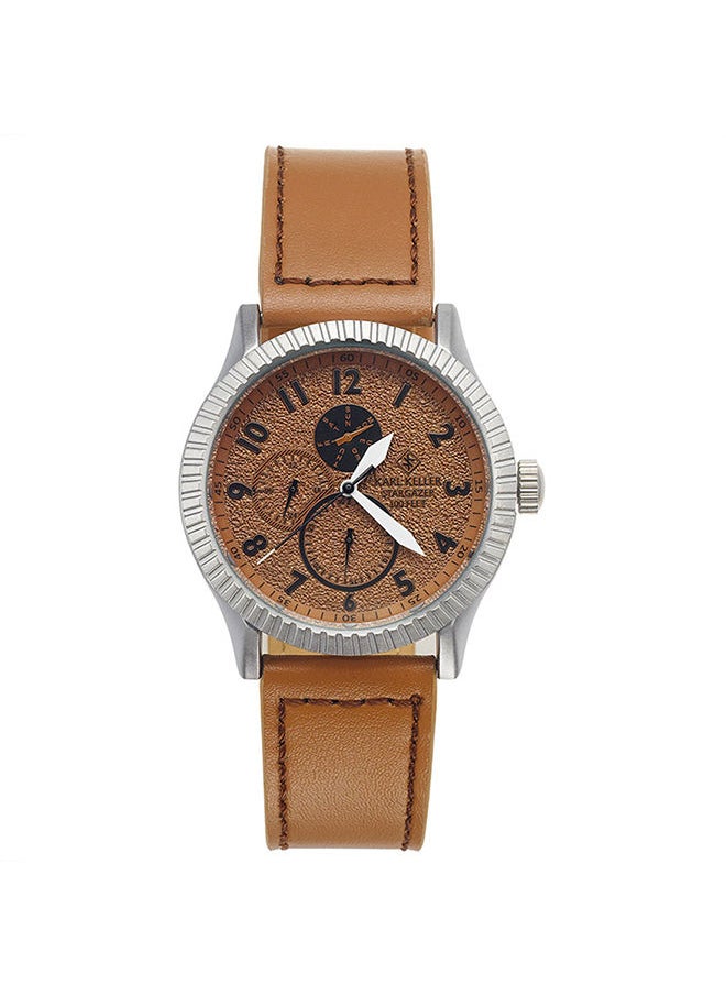 KARL KELLER Men's Analog Round Shape Nylon Wrist Watch KKAB04 - 43 Mm  - Image 2