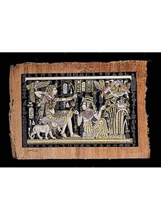 Egyptian pharonic papyrus glue at the night , 2725619349637 