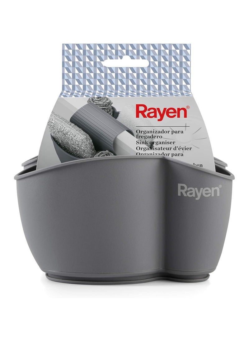 Rayen Sink Organizer 12.5 x 9.5 cm, Grey  - Image 4