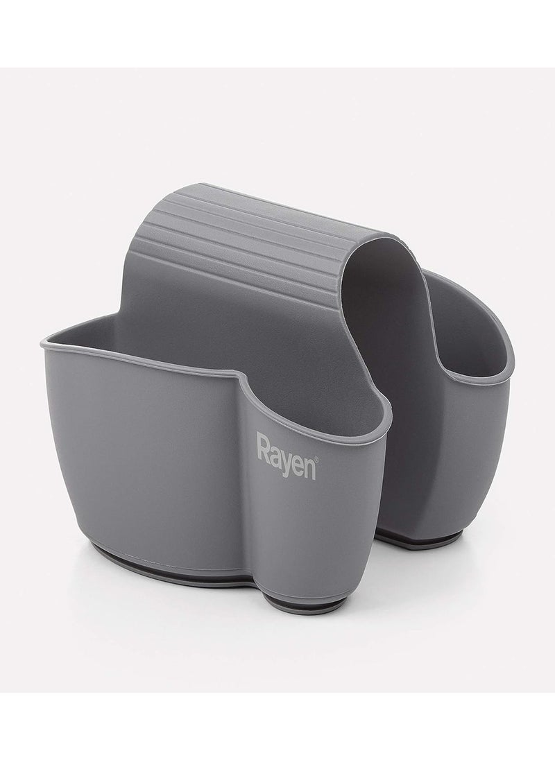 Rayen Sink Organizer 12.5 x 9.5 cm, Grey  - Image 2