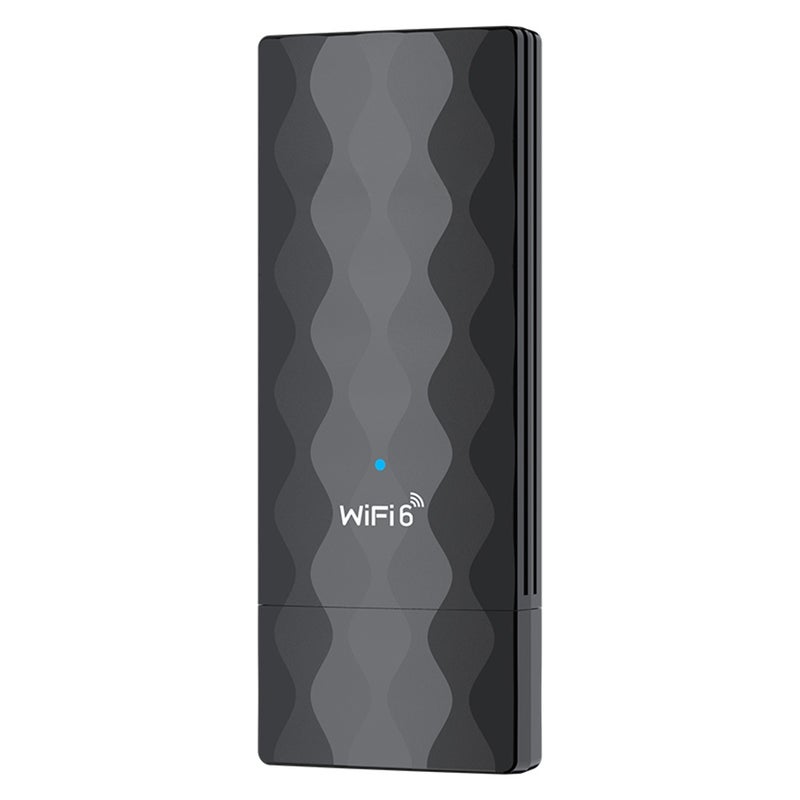 بطاقة شبكة لاسلكية جيجابايت ثنائية النطاق COMFAST CF-951AX من نوع WiFi6 ومُحول وي فاي بسرعة 1800 ميجابت في الثانية مع واجهة عالية السرعة USB3.0 وبطئ منخفض - Image 1