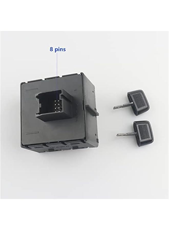 Loquat 84108373 Black Trailer Brake Control Switch Assembly Compatible with Chevy Colorado Silverado Suburban, 2015-2020 Tahoe - GMC Canyon Sierra, 2016-2020 Yukon 23145874, 601226 Trailer Brake Controller - Image 3