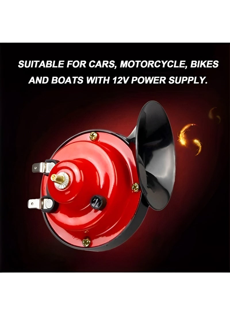 REOCLE 110DB Car Horn 12V Waterproof Horn Electric Snails Used for Trucks & Cars & Motorcycles & Alternative Electronic Parts for Cars  - Image 2