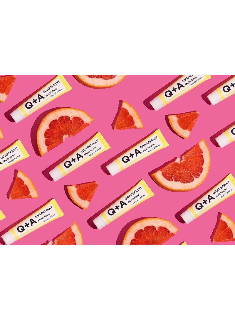 Q+A Moisturizing Lip Balm With Grapefruit - 15G - Image 4