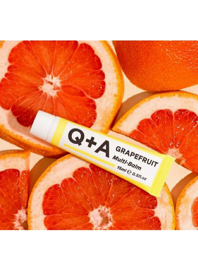 Q+A Moisturizing Lip Balm With Grapefruit - 15G - Image 3