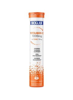 BIOGLAN Vitamin C with Zinc Effervescent Tablets 1000mg Value Pack 40 Tablets  - Image 2