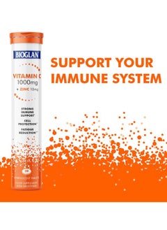 BIOGLAN Vitamin C with Zinc Effervescent Tablets 1000mg Value Pack 40 Tablets  - Image 3
