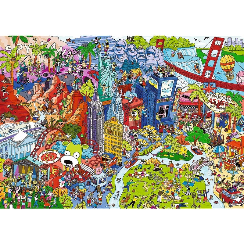 Trefl - Spy Guy Lost Items: USA Puzzle 500 Pieces - 37480 - Image 2