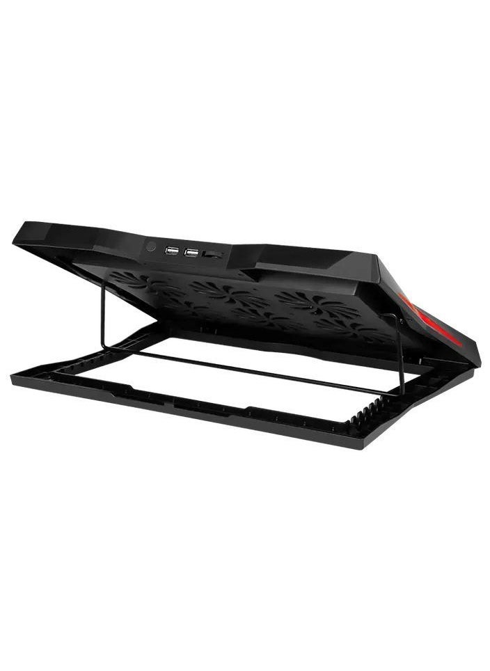 XTRIKE ME - FN811 Gaming Laptop Cooling Pad Stand With 6 Red Led Fans 2 USB Ports - Support UP 17 inch - Image 1