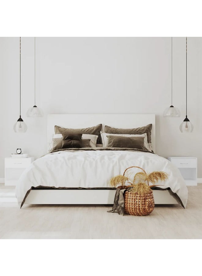 فيداكسل منضدة سرير 2 ق مع درج أبيض 242547 - Image 2