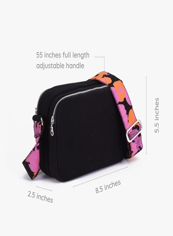 EcoRight Eco Right Crossbody Box Sling Bags for Women Stylish Side Purse Black - Image 4