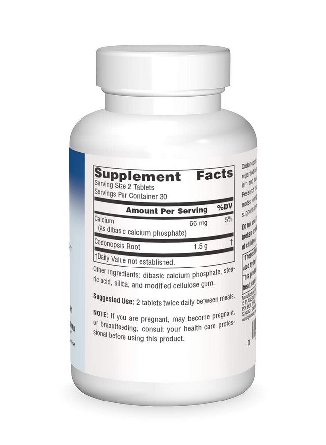 Planetary Herbals Codonopsis Tablets, 750 mg, 60 Count - Image 3