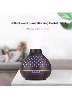ماركة غير محددة دوما موزع زيوت عطرية 550 مل، مرطب عطري بالموجات فوق الصوتية مع 7 الوان LED، جهاز تحكم عن بعد، وظيفة ايقاف التشغيل التلقائي عند نفاذ المياه  - Image 2