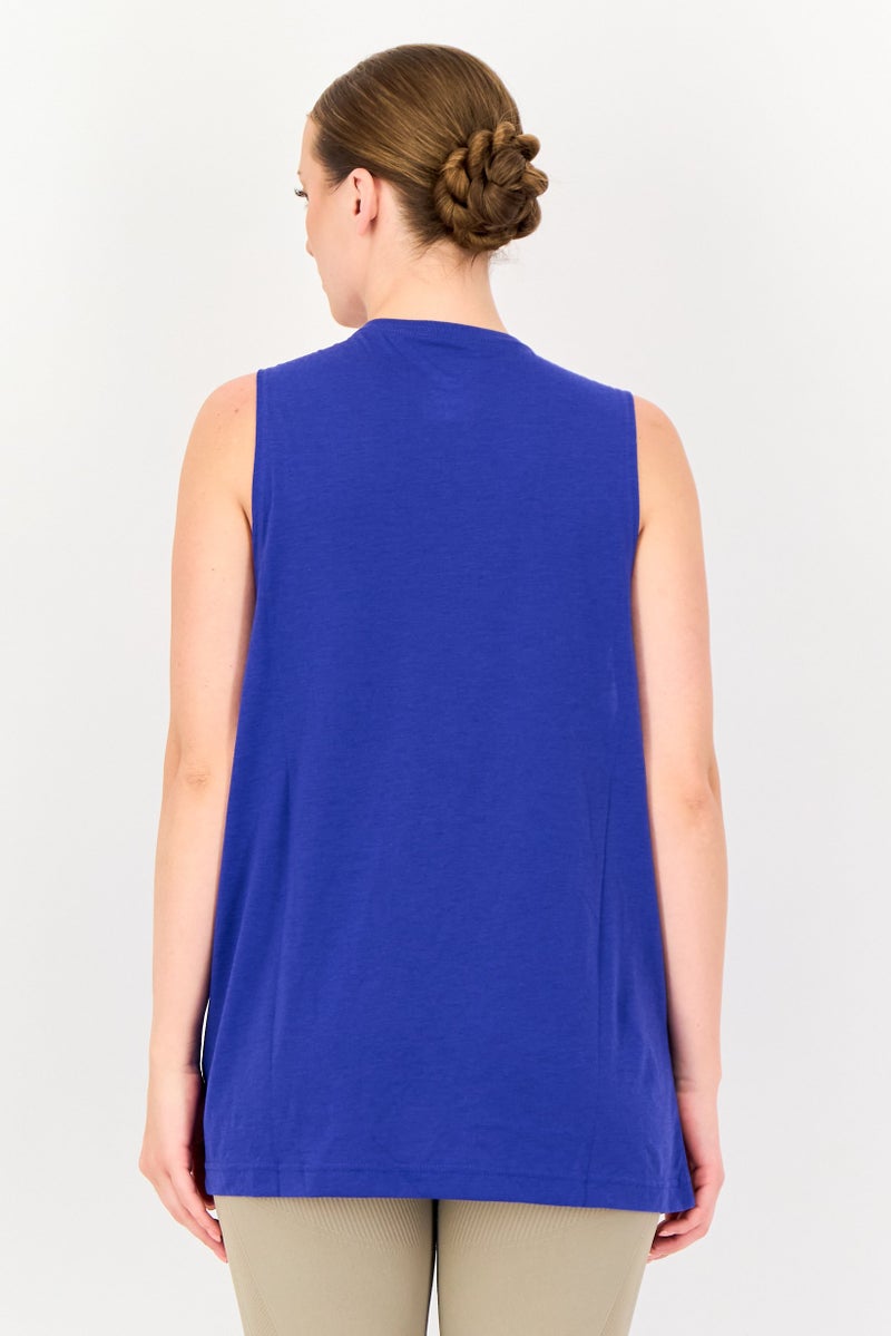 Nike Women Dri Fit Sleeveless Training Tank Top, Purple - Image 4