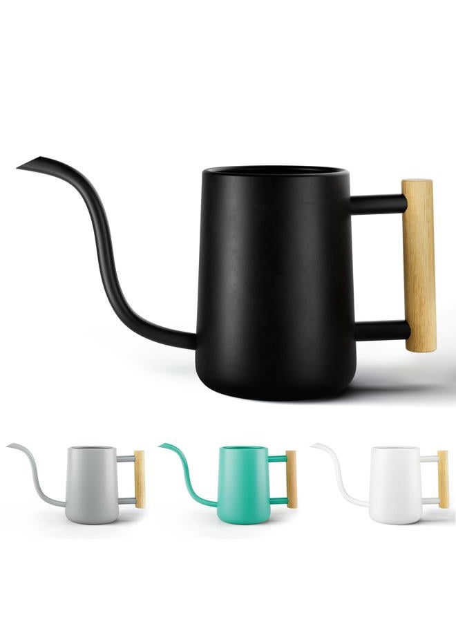 HB Design Co. Indoor Watering Can with Long Spout - 35oz Black Watering Can for Indoor Plants - Cute Watering Can Indoor - Small Watering Can for Indoor Plants - Indoor Plant Watering Can - Houseplant Watering Can - Image 1