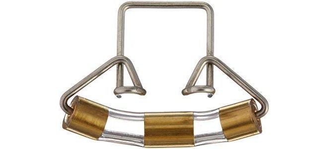Musical String Wire Slide-On Violin Mute, Violin Wire Mute, Brass And Steel Rubber Tubing For Protection,4/4 And 3/4 - Image 1